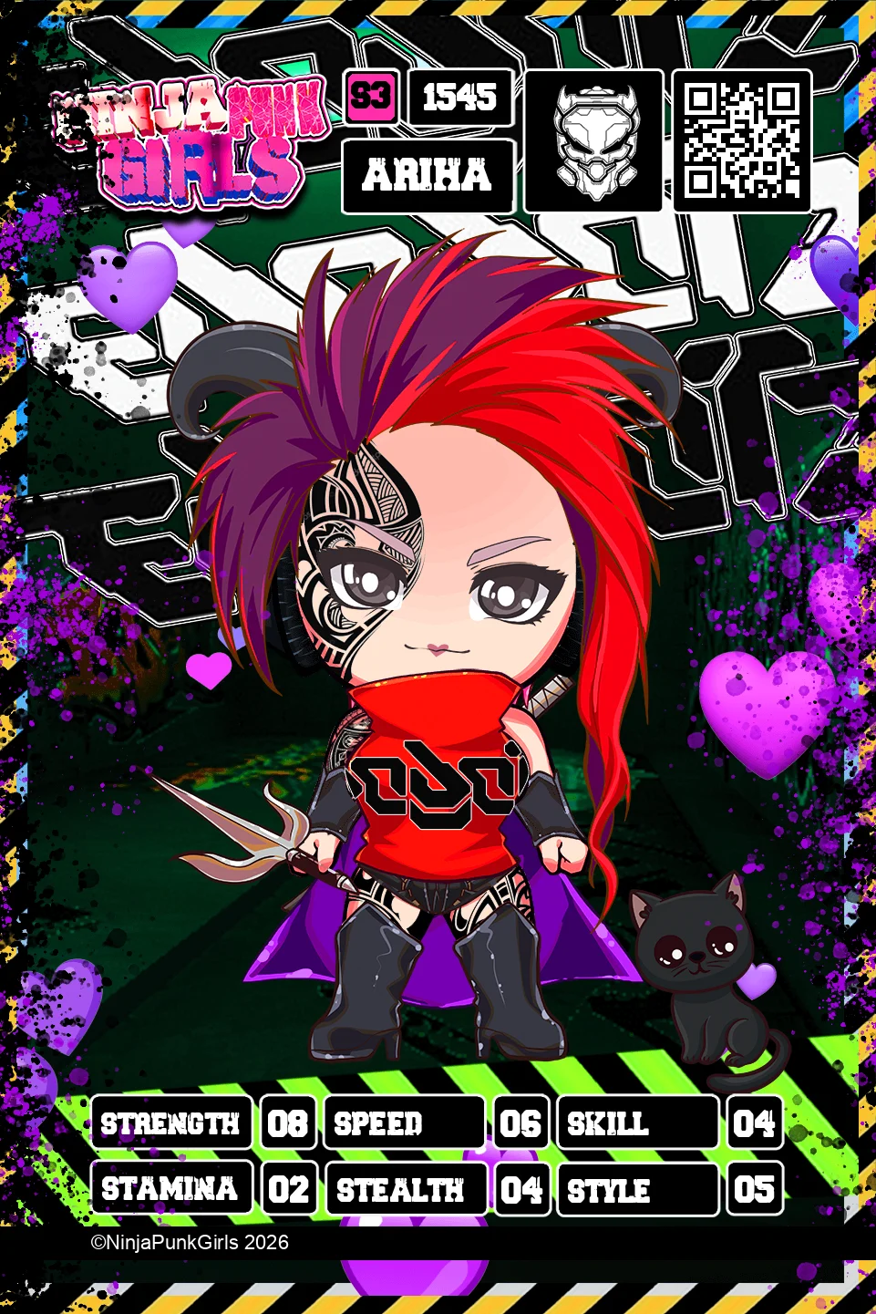 Rebuilt card #1545 Ariha