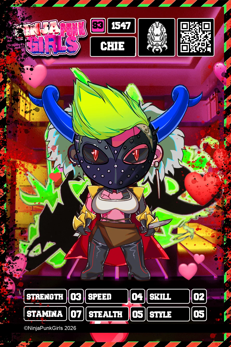 Rebuilt card #1547 Chie