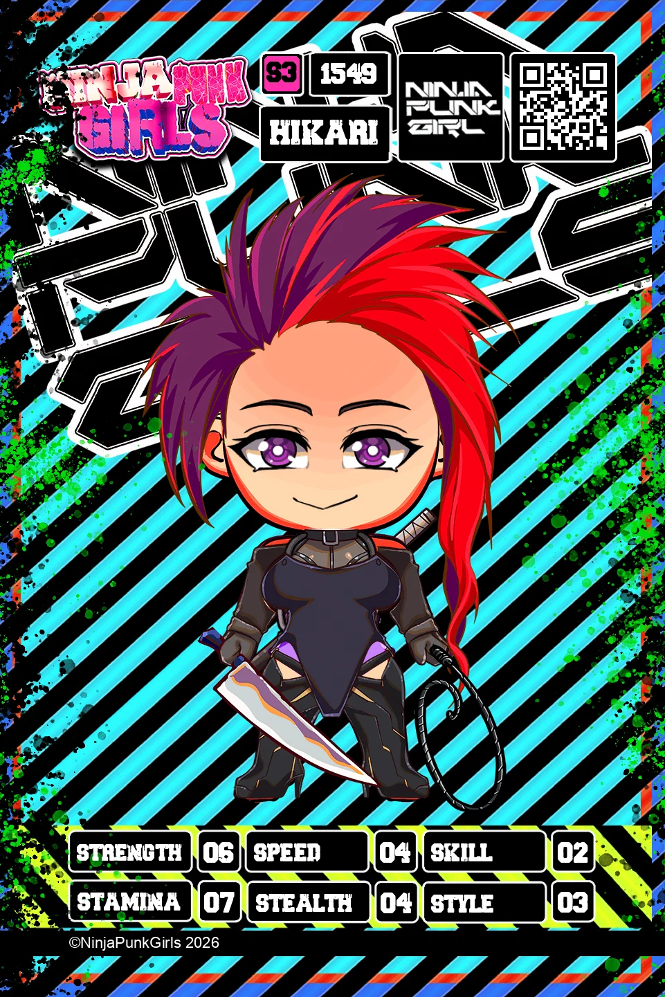 Rebuilt card #1549 Hikari