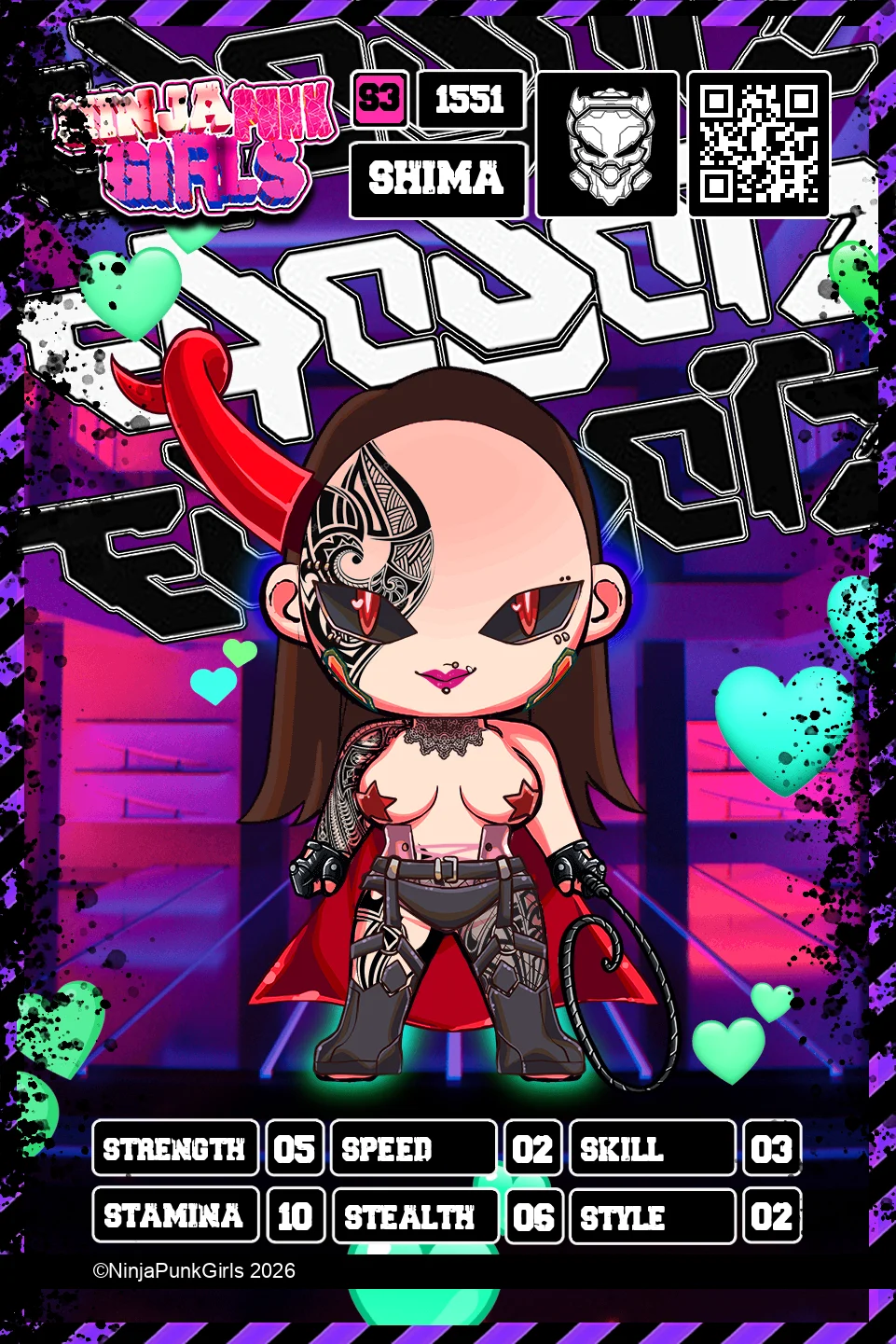 Rebuilt card #1551 Shima