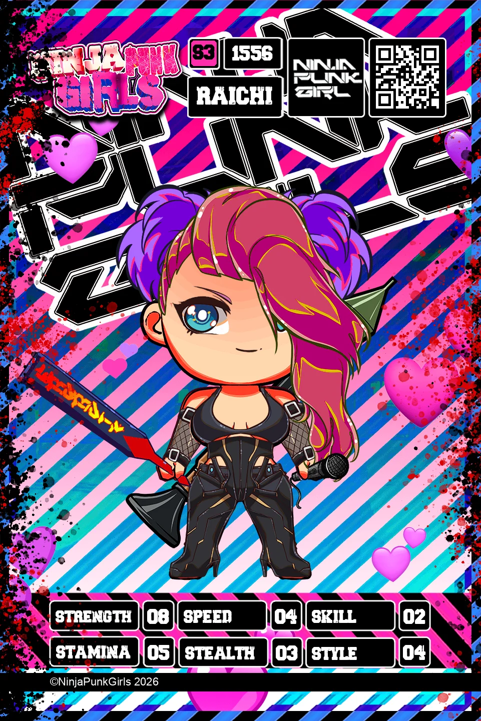 Rebuilt card #1556 Raichi