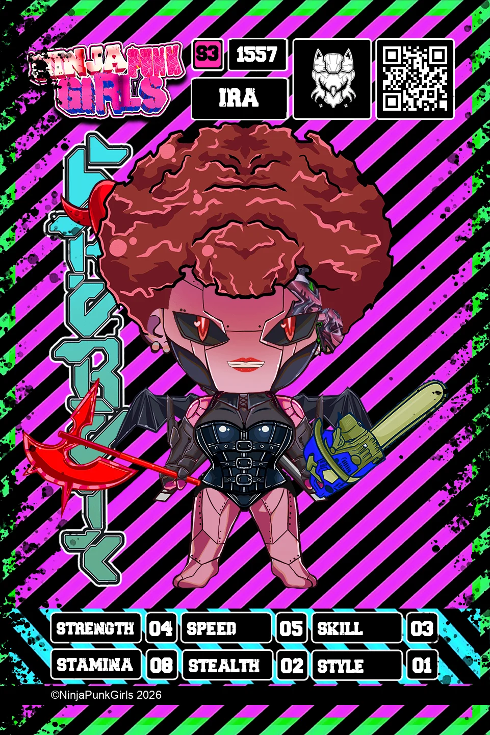 Rebuilt card #1557 Ira