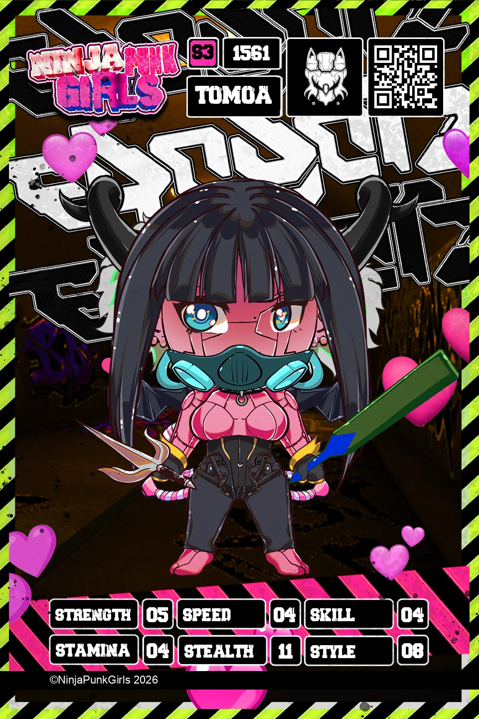 Rebuilt card #1561 Tomoa