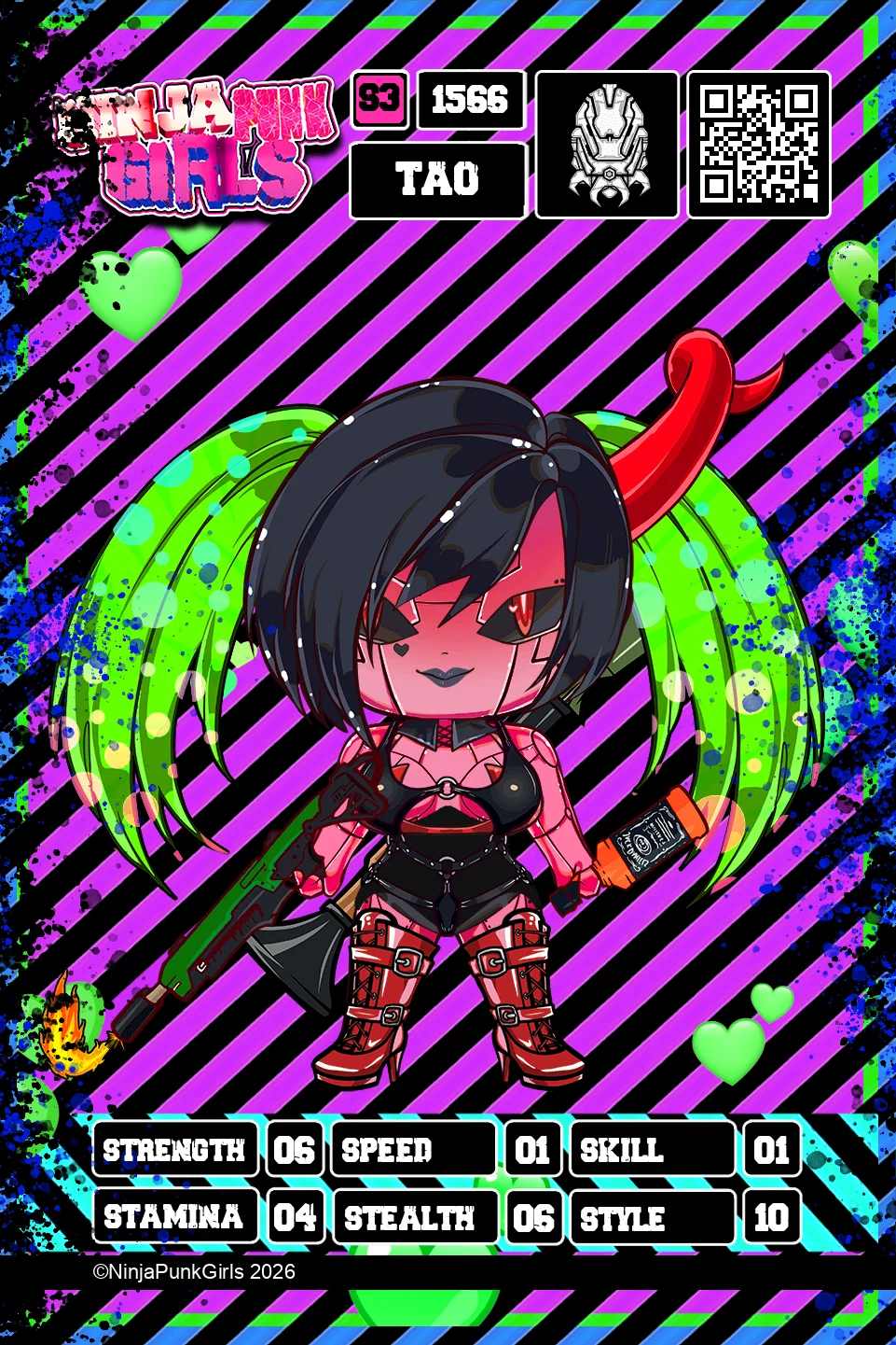Rebuilt card #1566 Tao