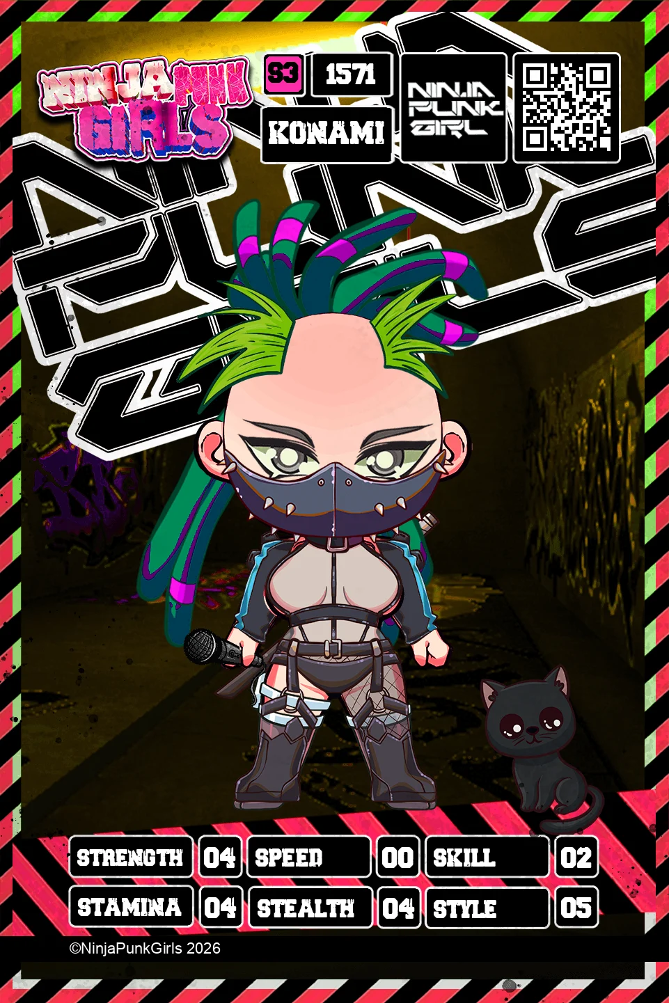 Rebuilt card #1571 Konami