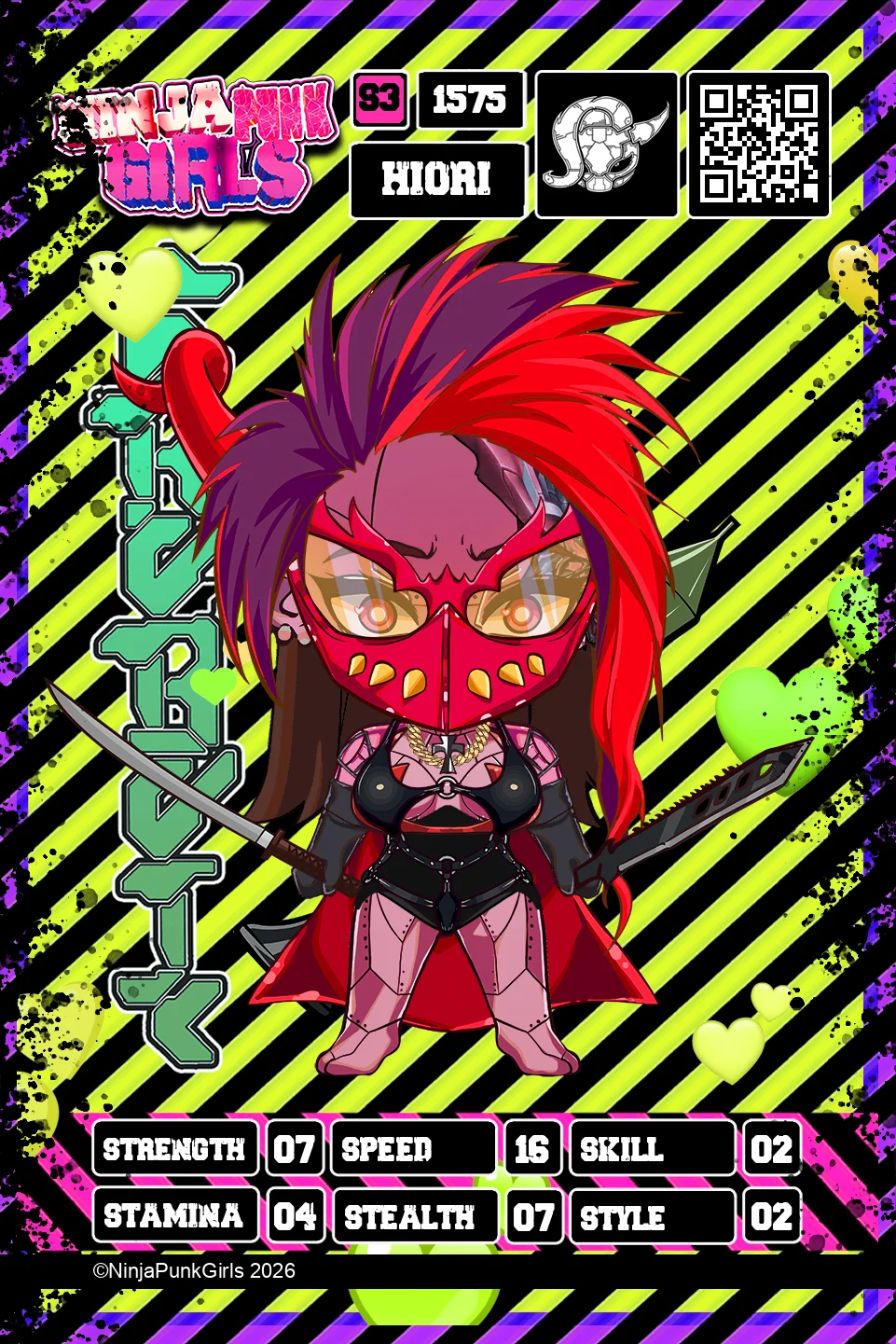 Rebuilt card #1575 Hiori