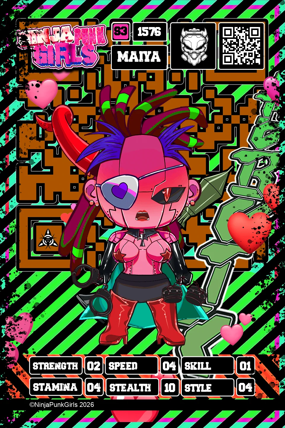 Rebuilt card #1576 Maiya
