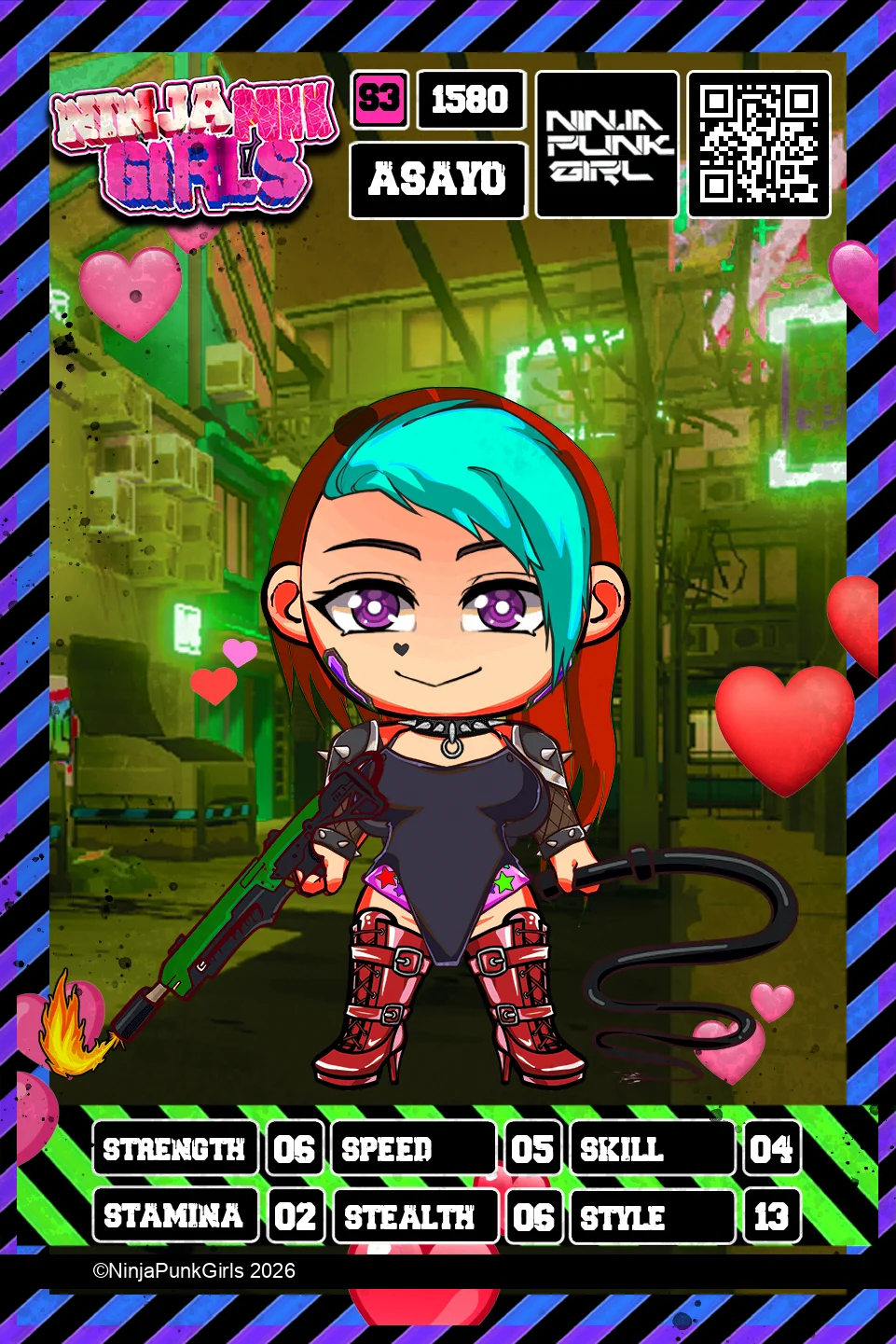 Rebuilt card #1580 Asayo