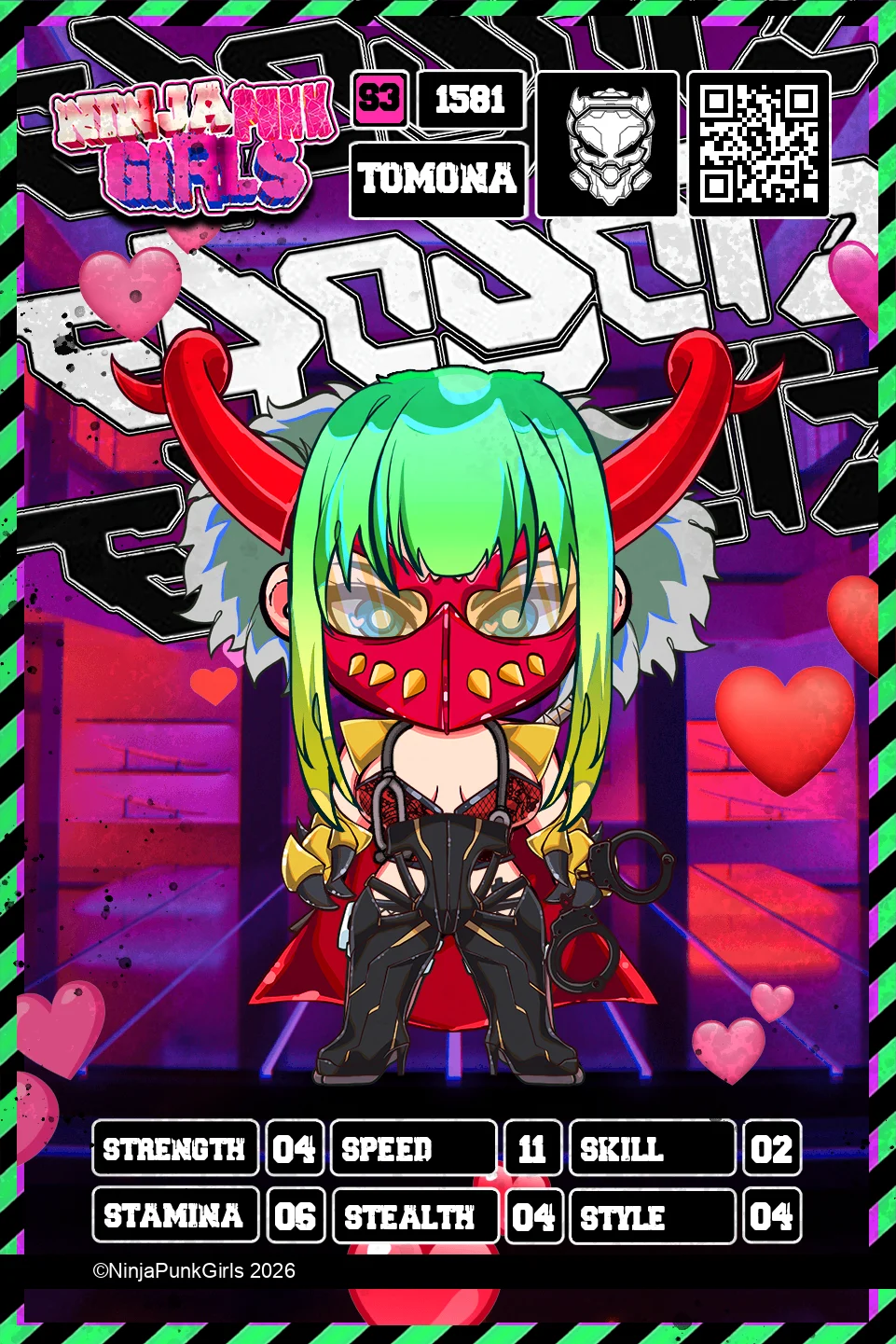 Rebuilt card #1581 Tomona
