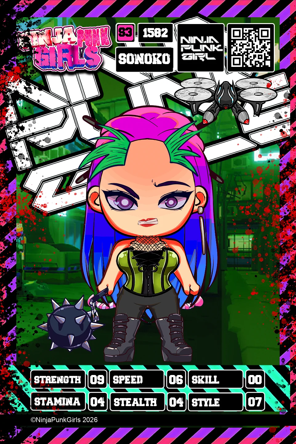 Rebuilt card #1582 Sonoko