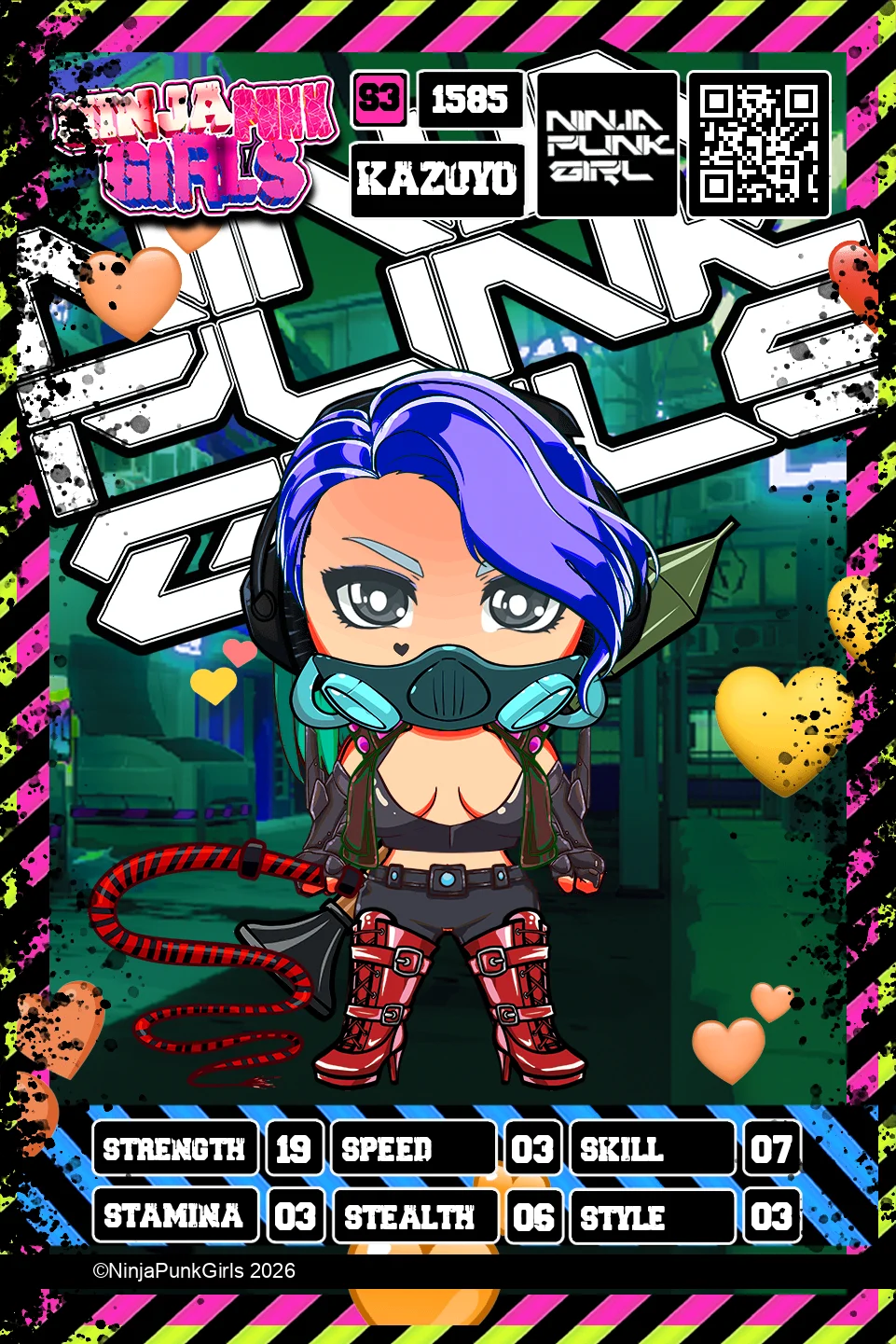 Rebuilt card #1585 Kazuyo
