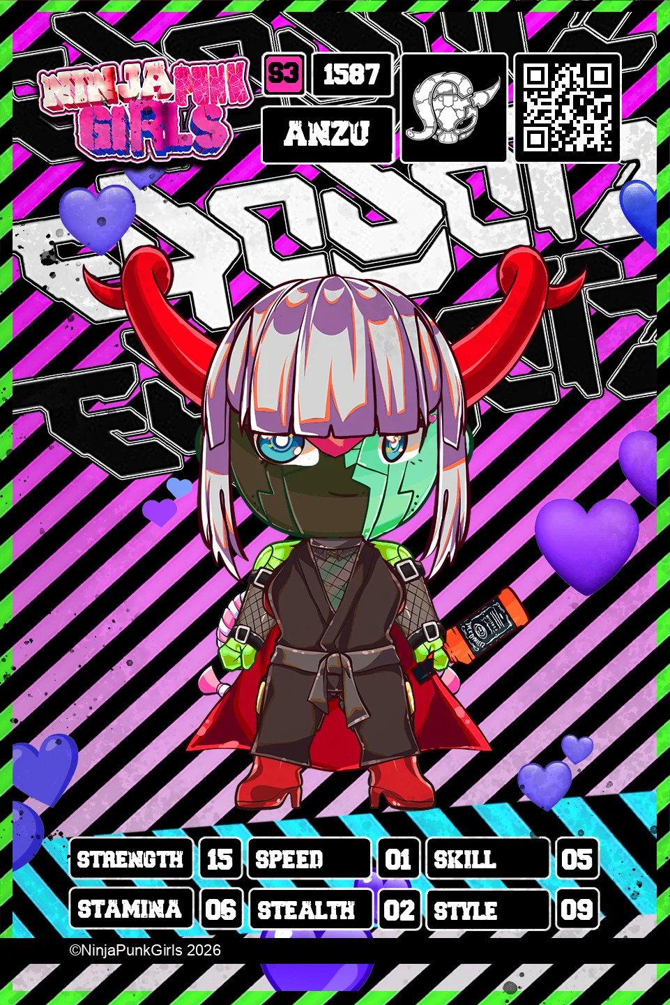 Rebuilt card #1587 Anzu