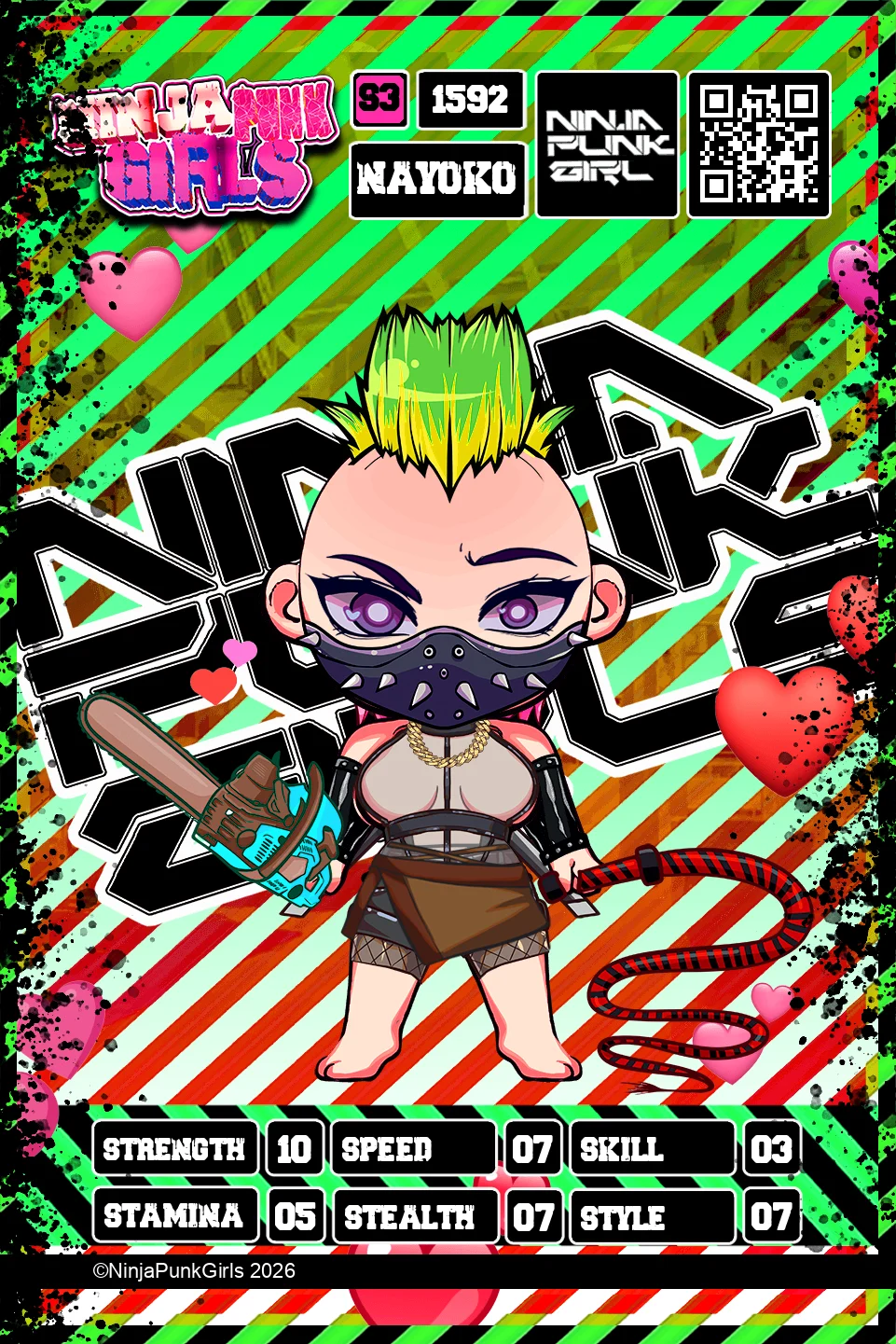 Rebuilt card #1592 Nayoko