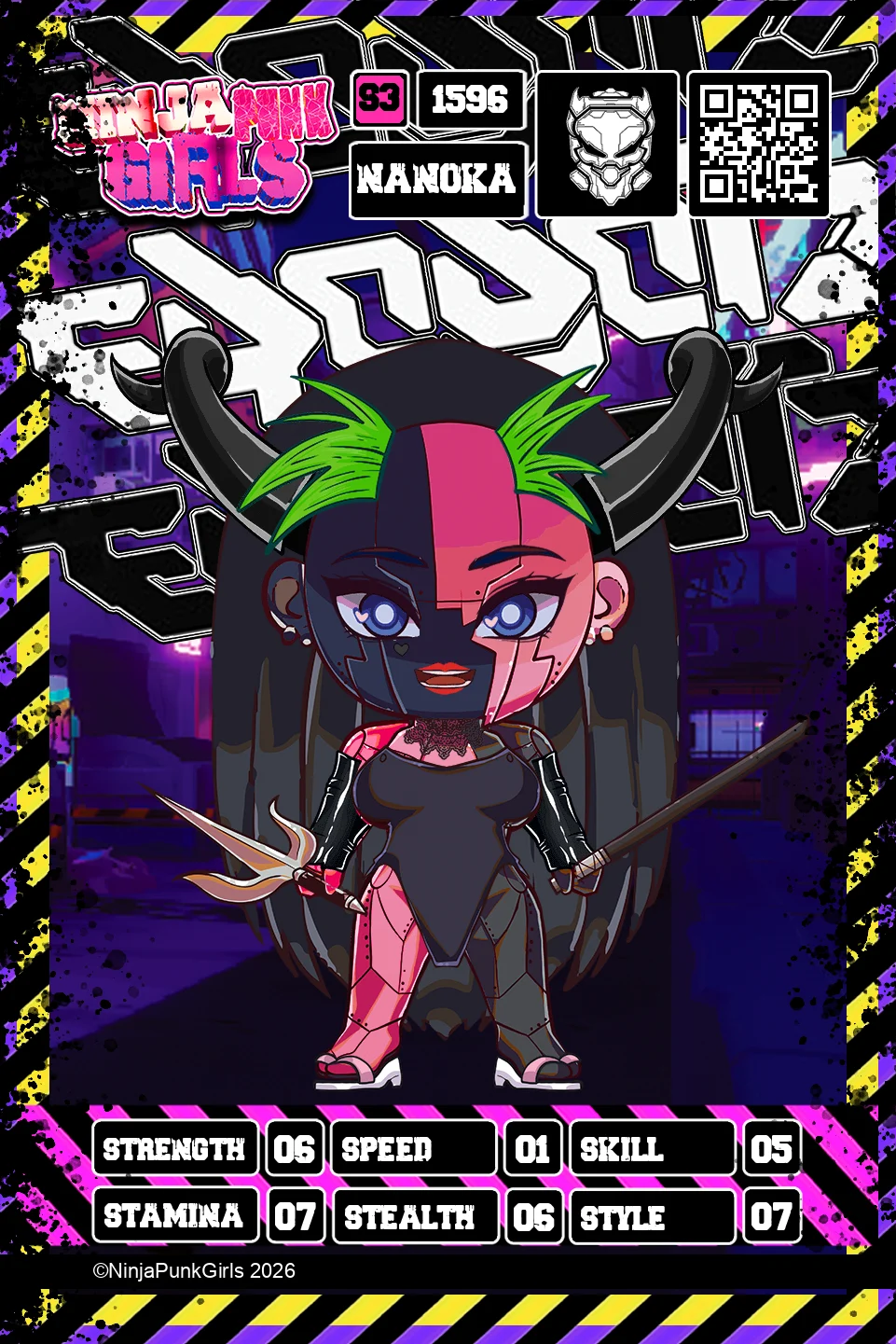 Rebuilt card #1596 Nanoka
