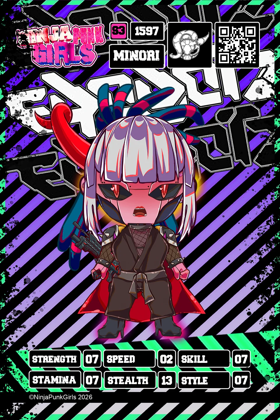 Rebuilt card #1597 Minori