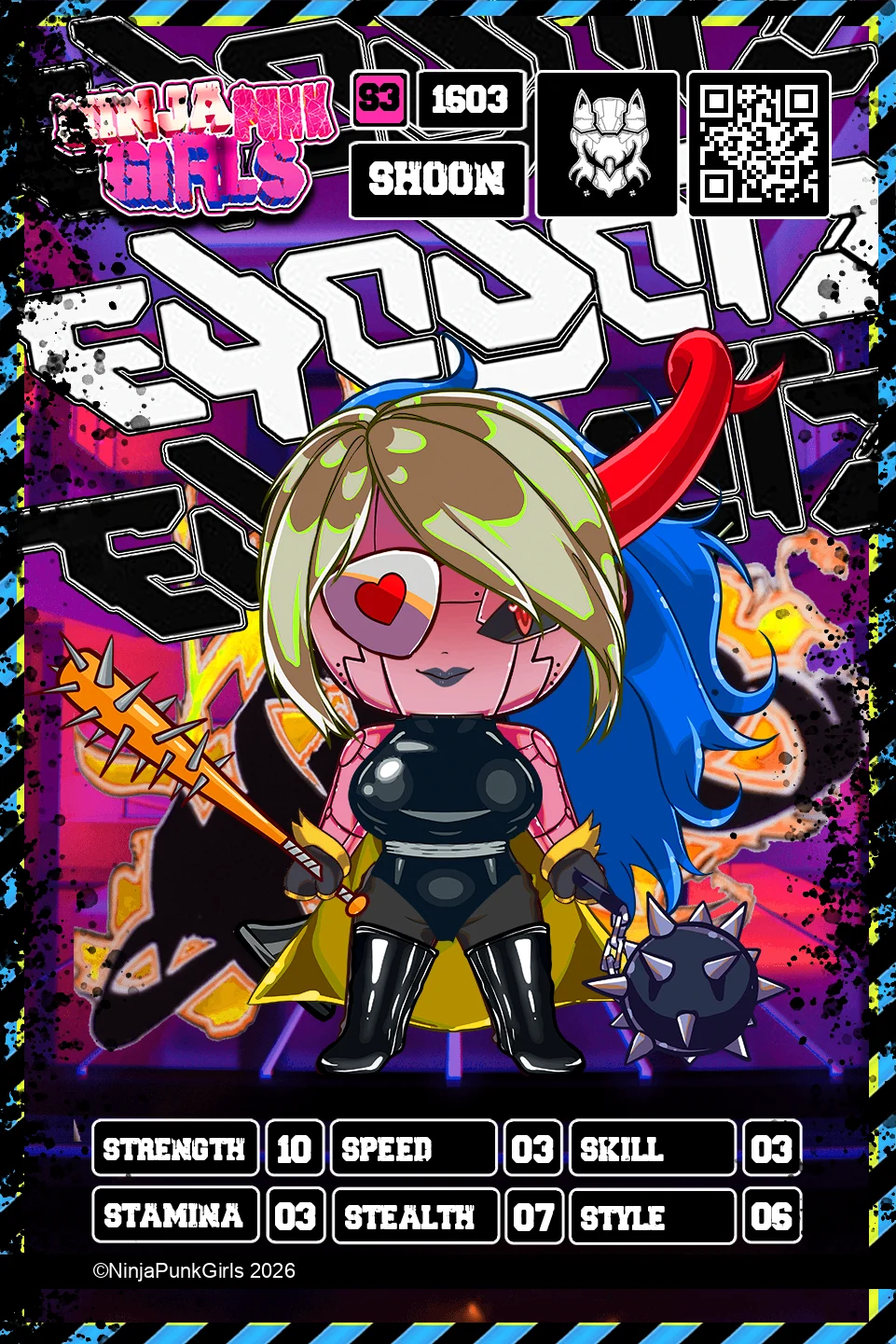 Rebuilt card #1603 Shoon