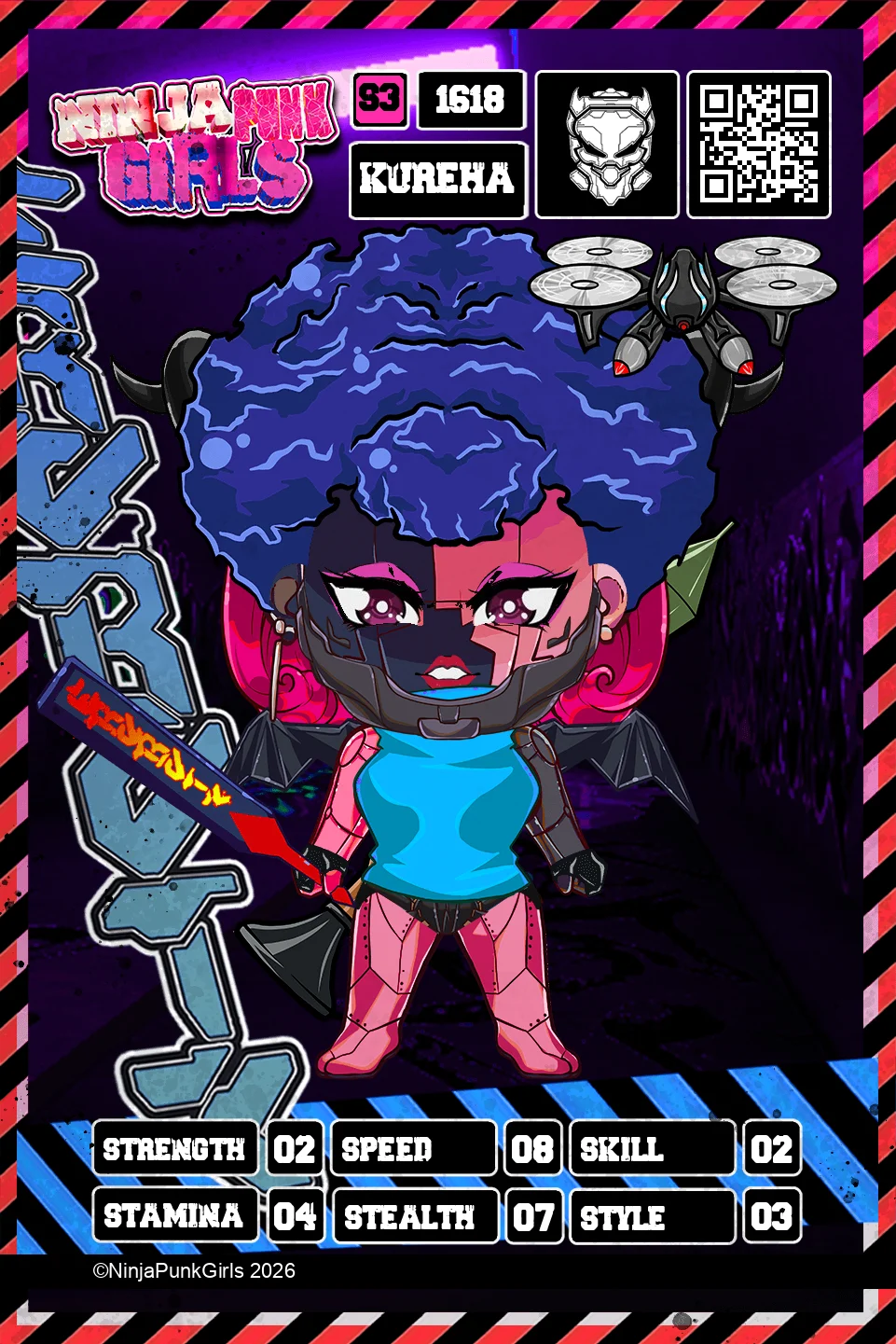 Rebuilt card #1618 Kureha