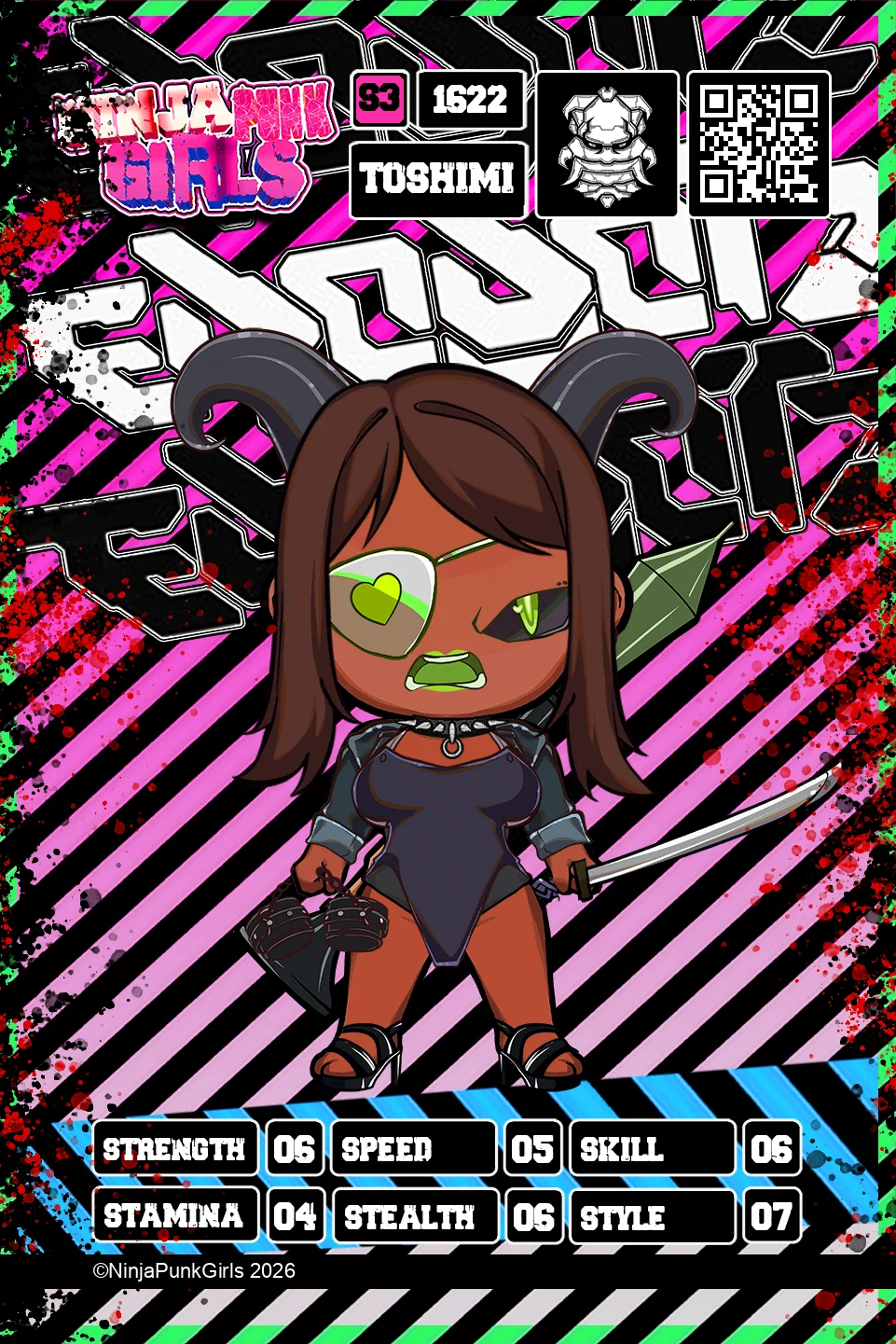 Rebuilt card #1622 Toshimi