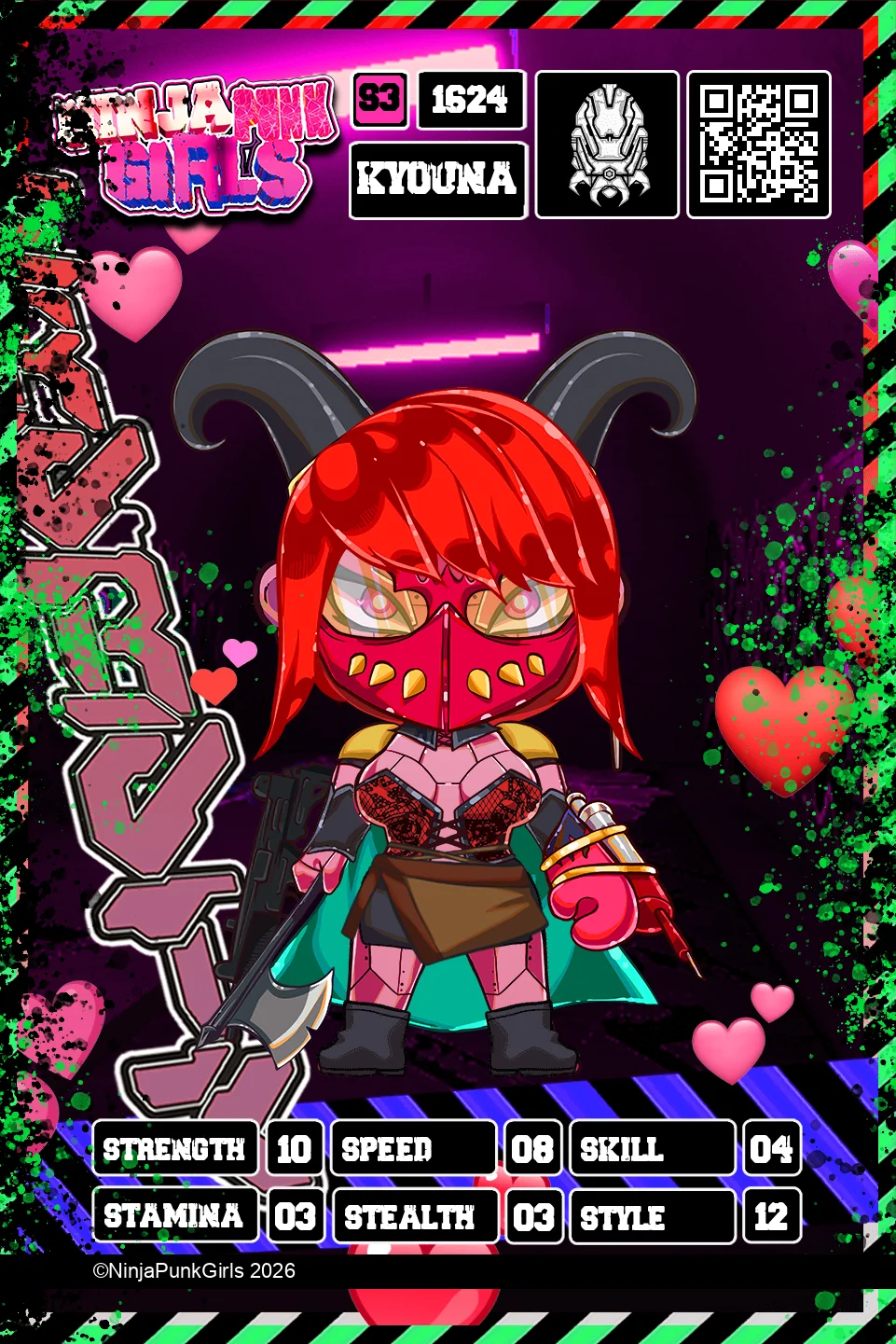 Rebuilt card #1624 Kyouna