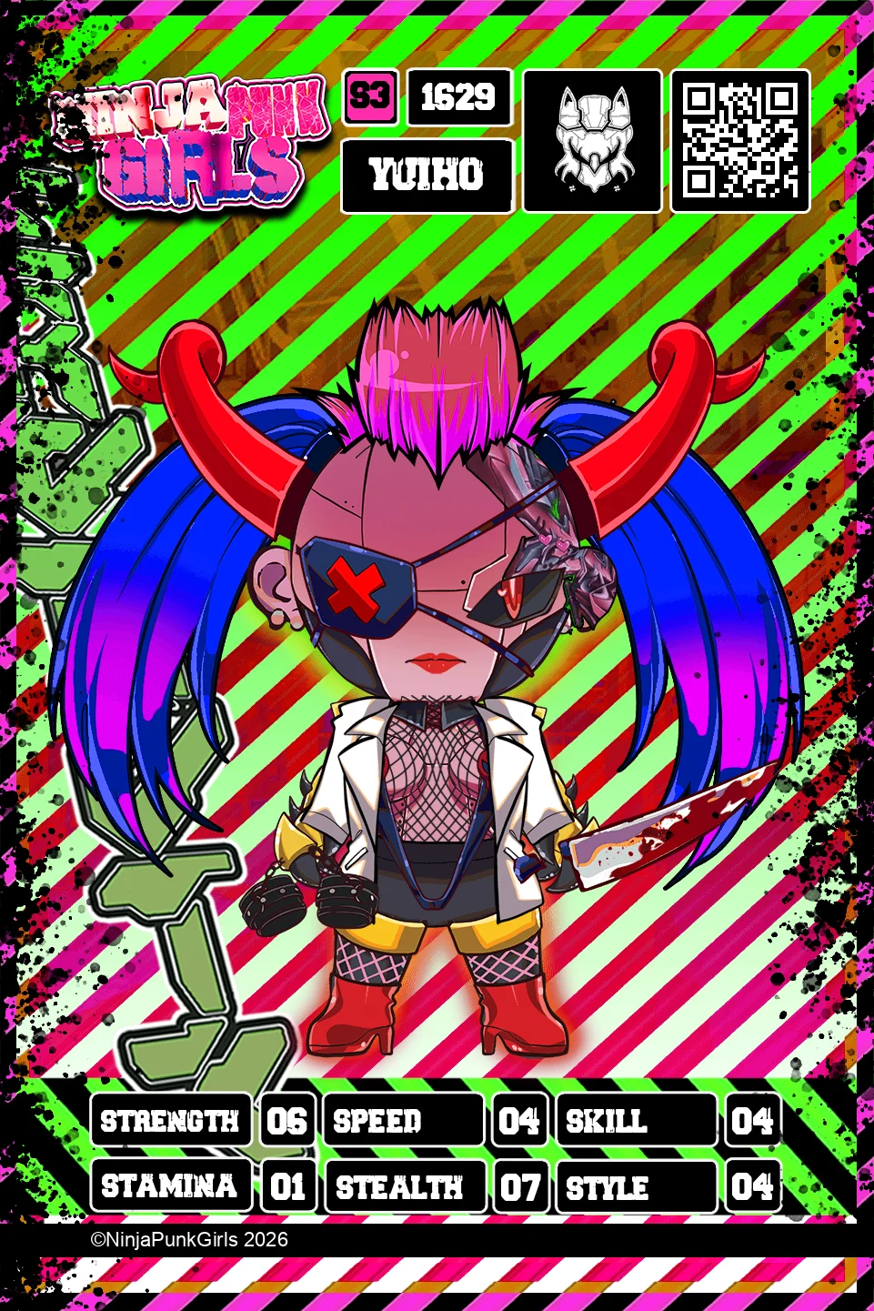 Rebuilt card #1629 Yuiho