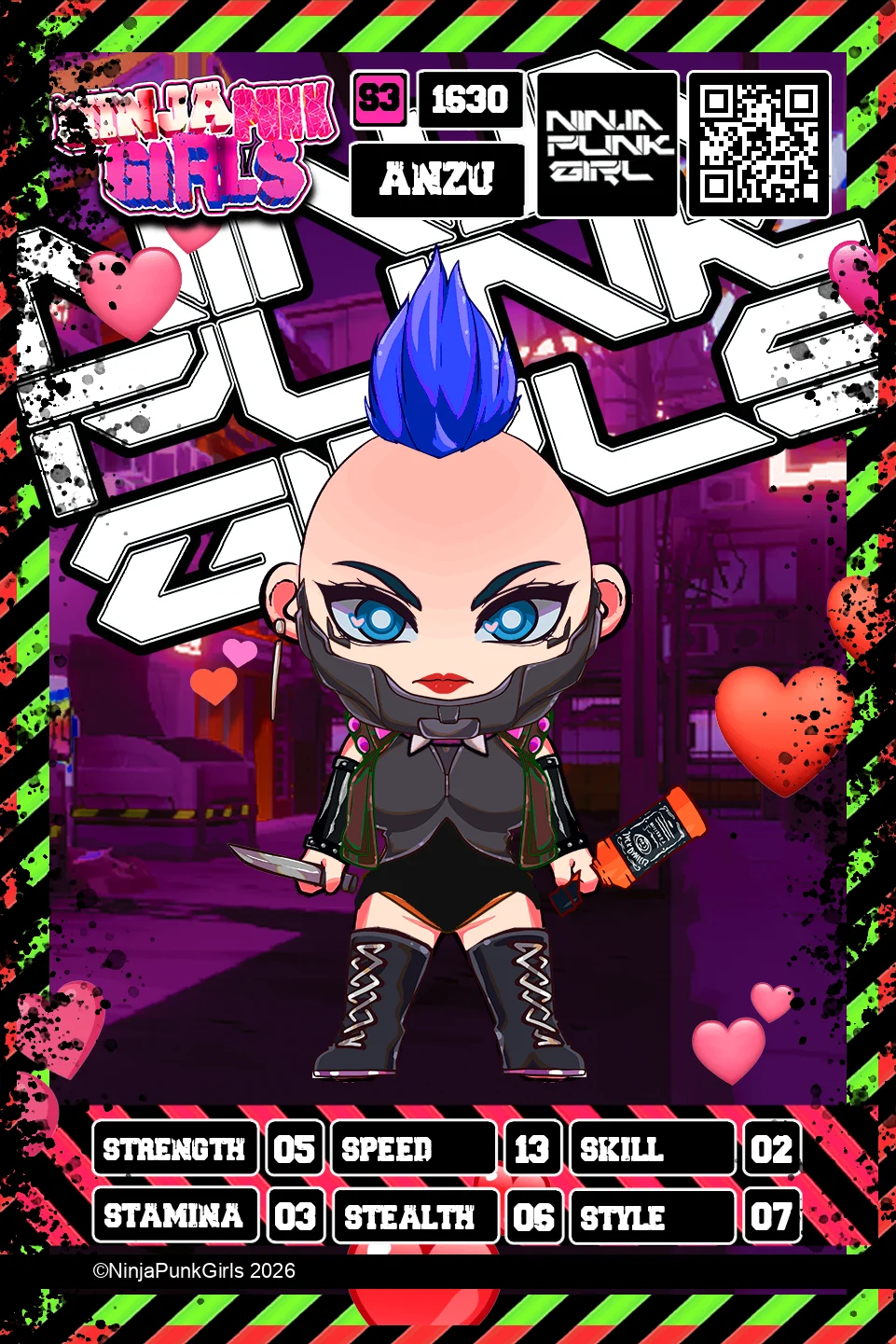 Rebuilt card #1630 Anzu