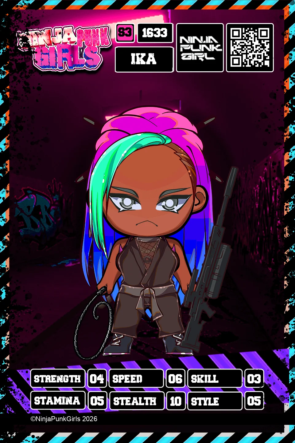 Rebuilt card #1633 Ika