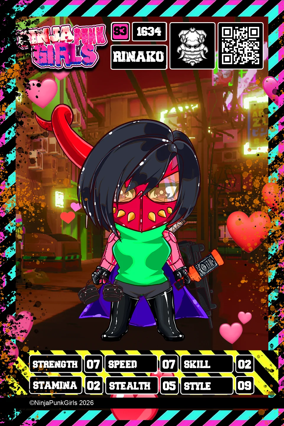 Rebuilt card #1634 Rinako
