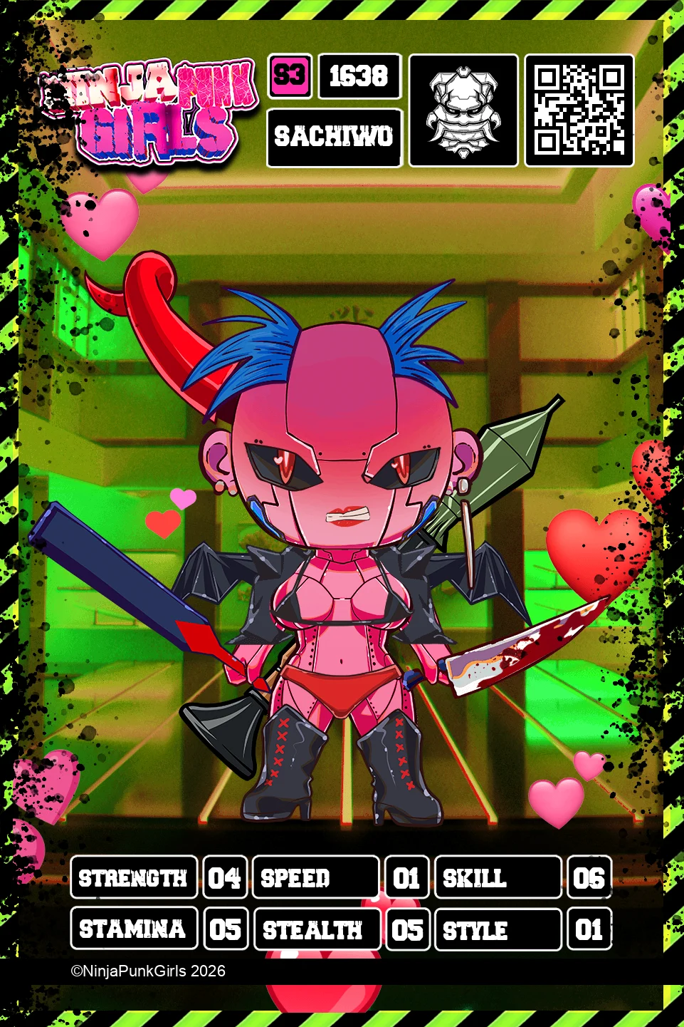 Rebuilt card #1638 Sachiwo