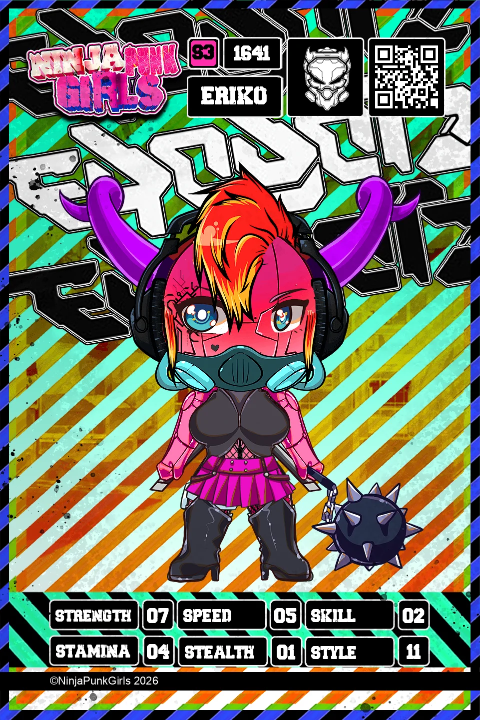 Rebuilt card #1641 Eriko