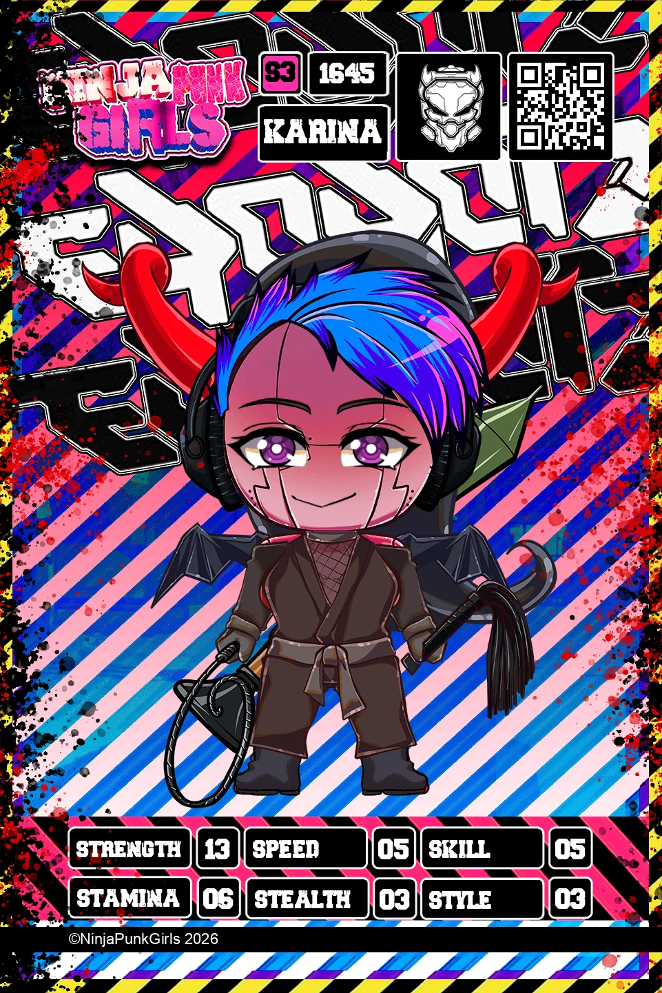 Rebuilt card #1645 Karina