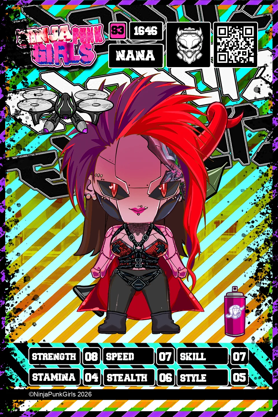 Rebuilt card #1646 Nana