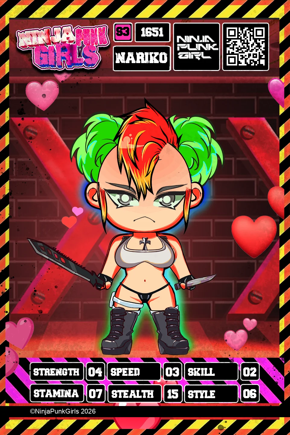 Rebuilt card #1651 Nariko