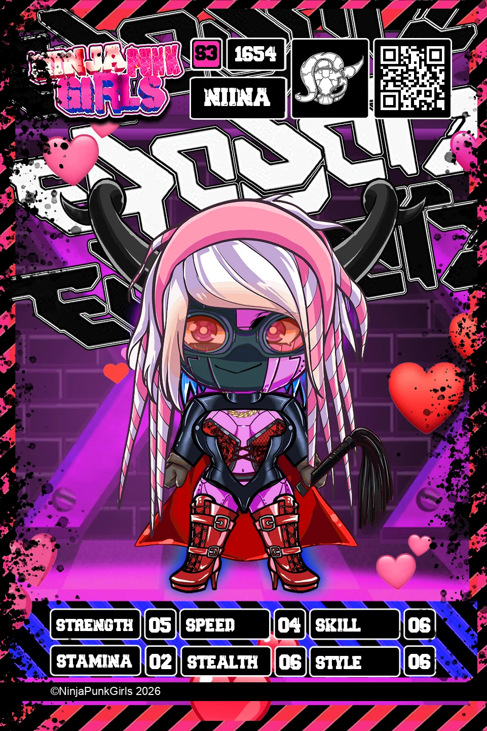 Rebuilt card #1654 Niina