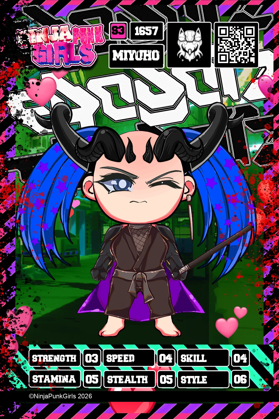 Rebuilt card #1657 Miyuho