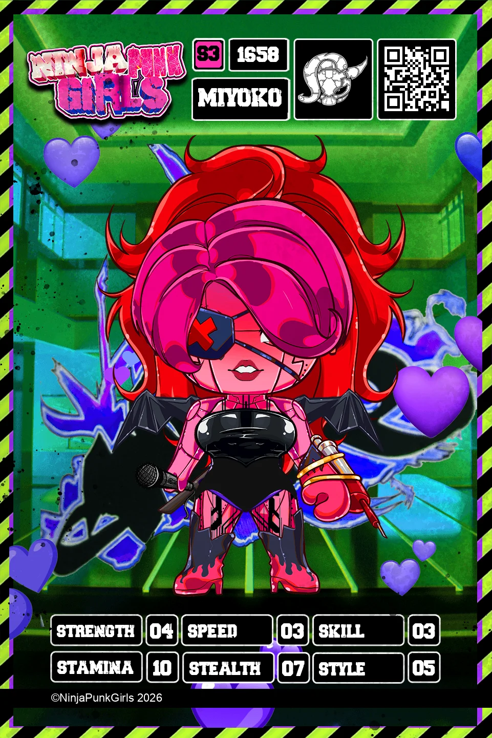 Rebuilt card #1658 Miyoko