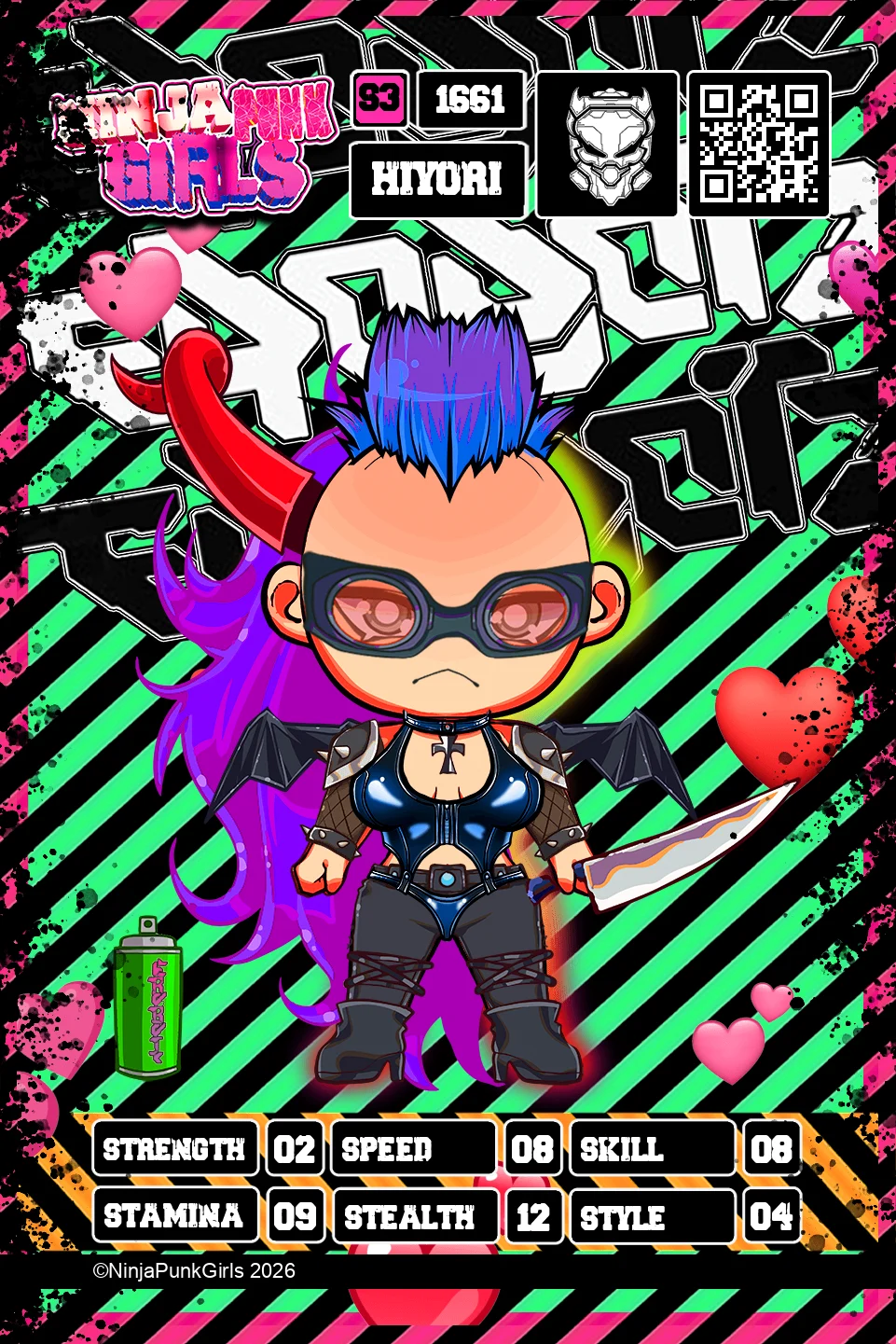 Rebuilt card #1661 Hiyori