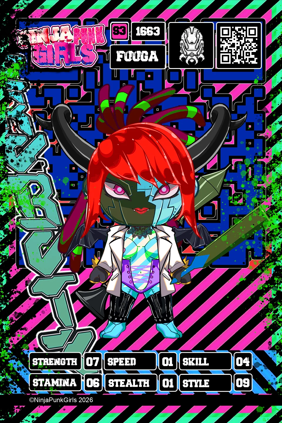 Rebuilt card #1663 Fuuga