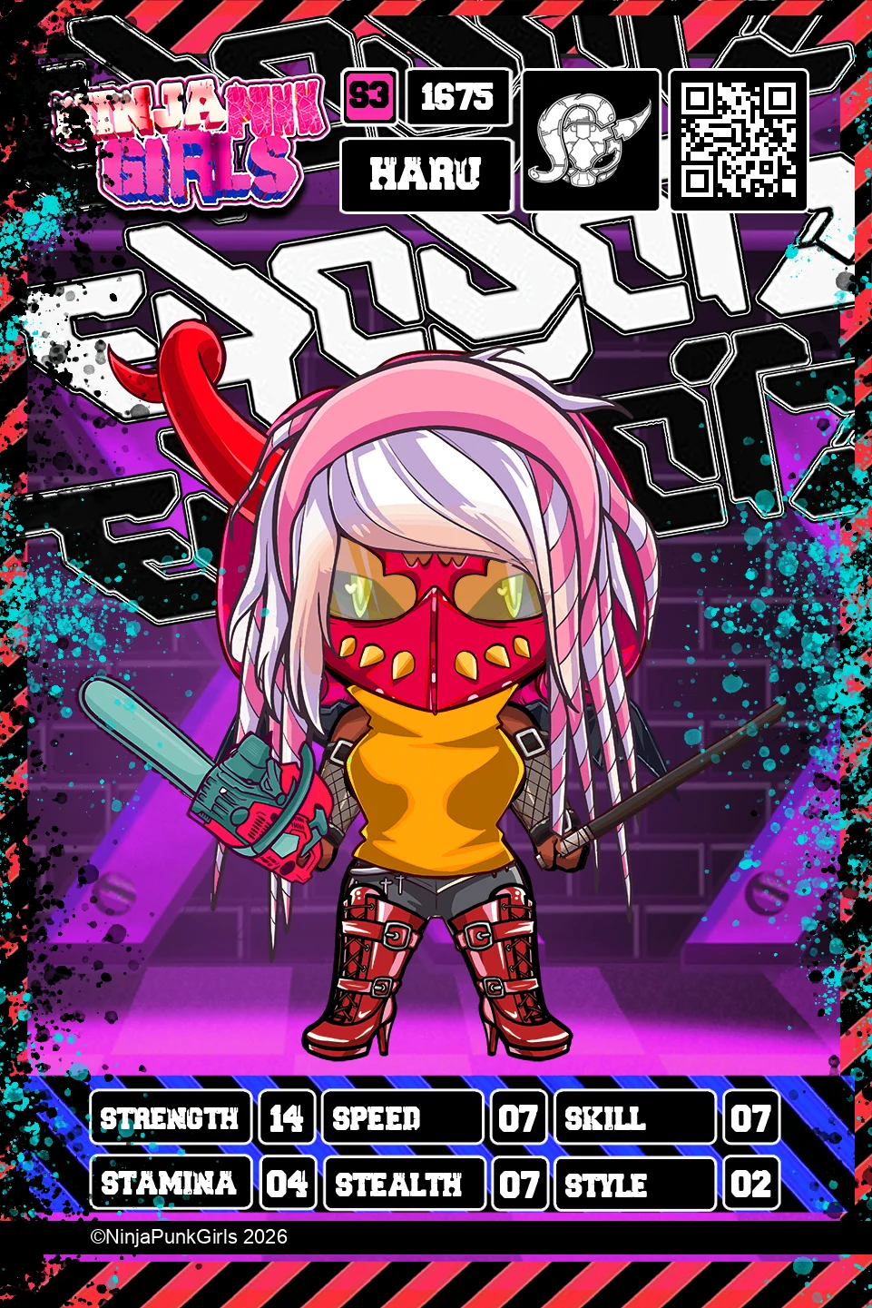 Rebuilt card #1675 Haru