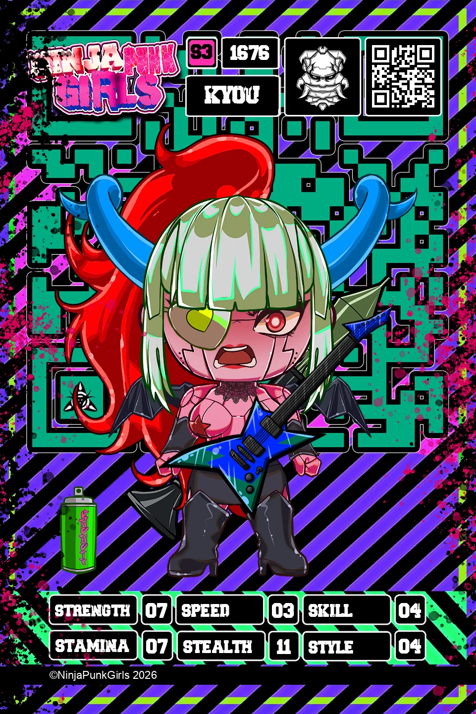 Rebuilt card #1676 Kyou