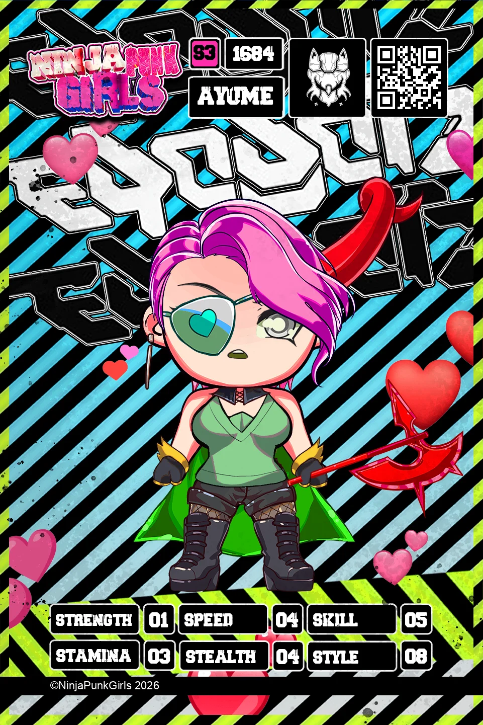 Rebuilt card #1684 Ayume