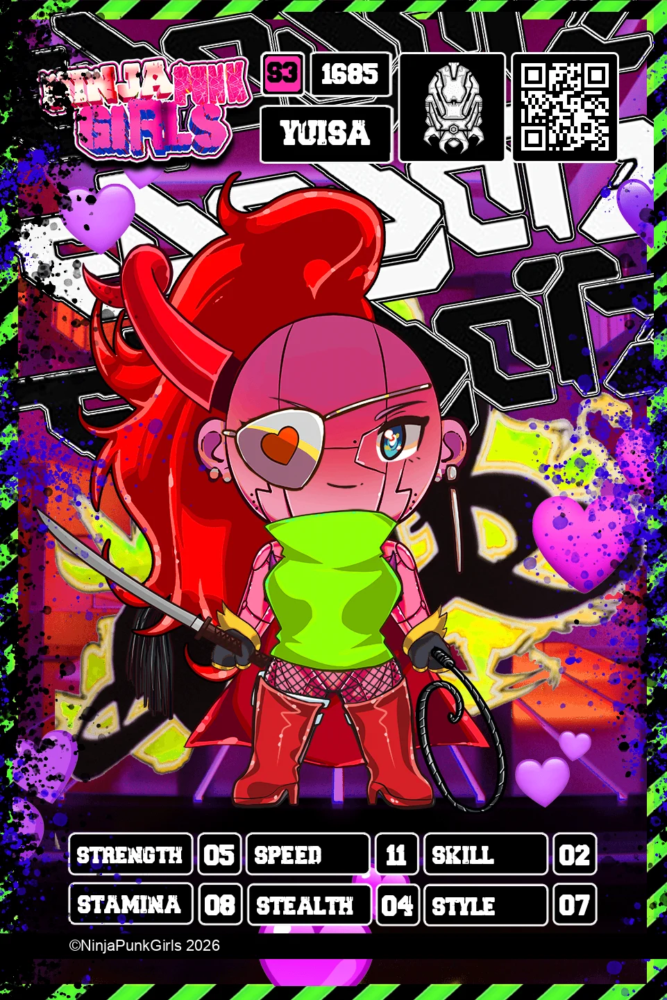 Rebuilt card #1685 Yuisa