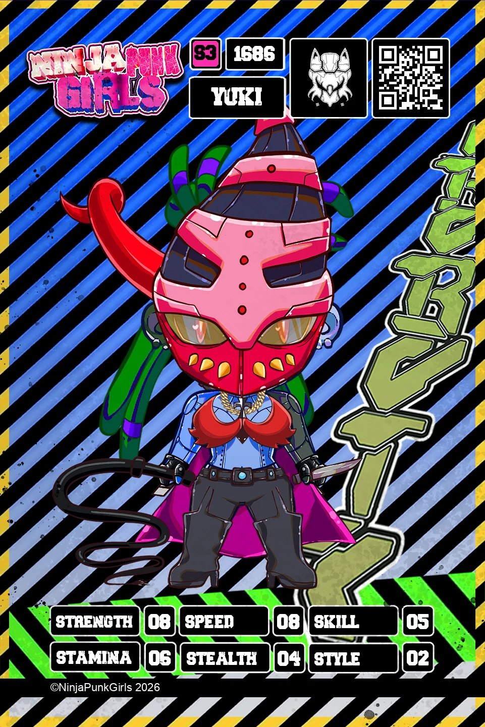 Rebuilt card #1686 Yuki