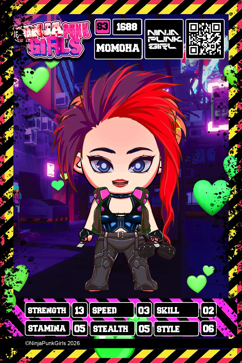 Rebuilt card #1688 Momoha