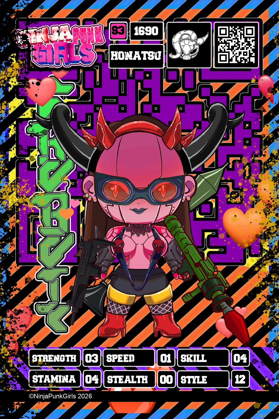 Rebuilt card #1690 Honatsu