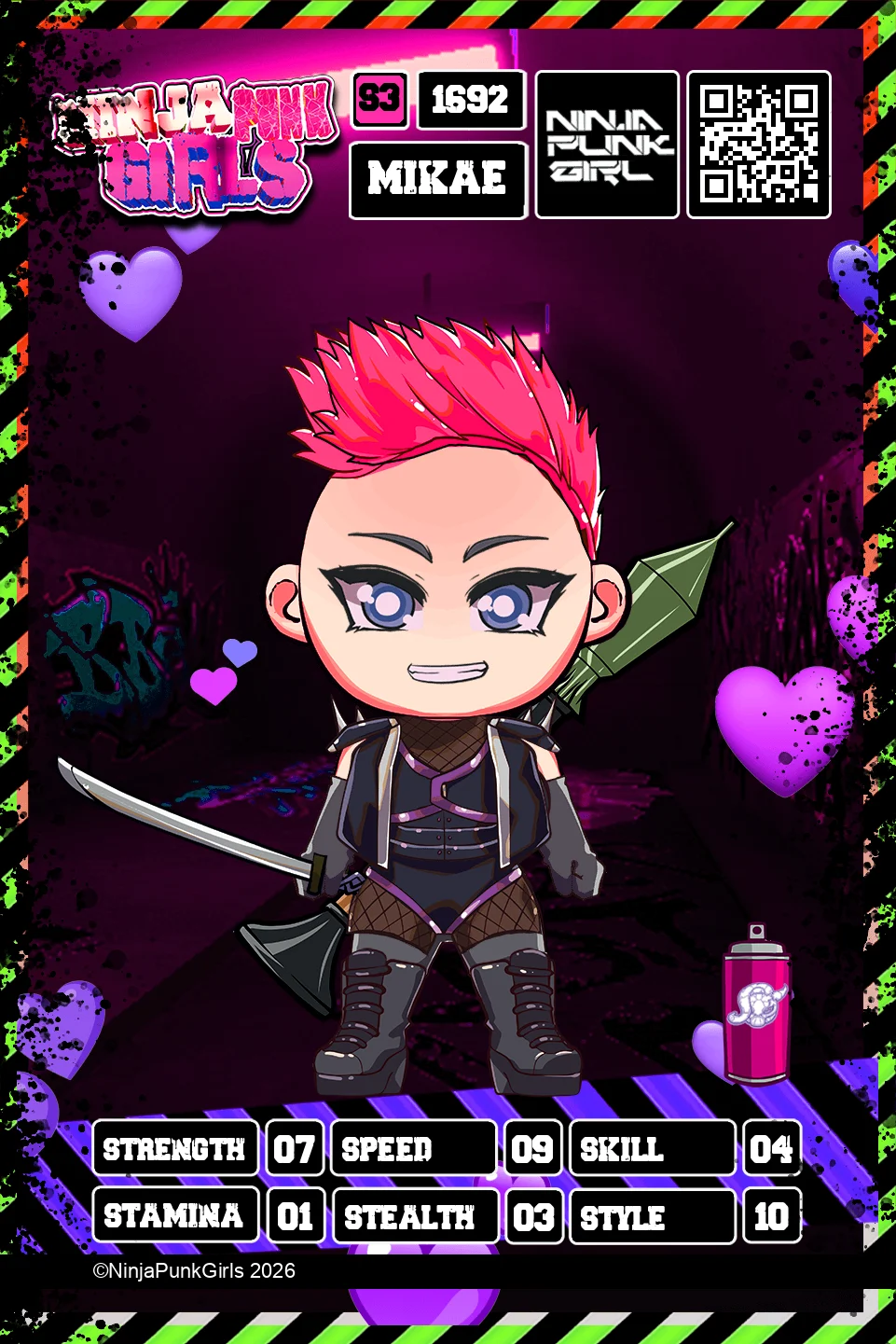 Rebuilt card #1692 Mikae