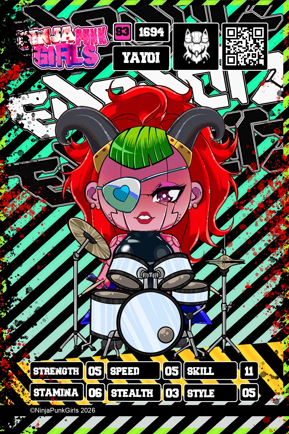 Rebuilt card #1694 Yayoi