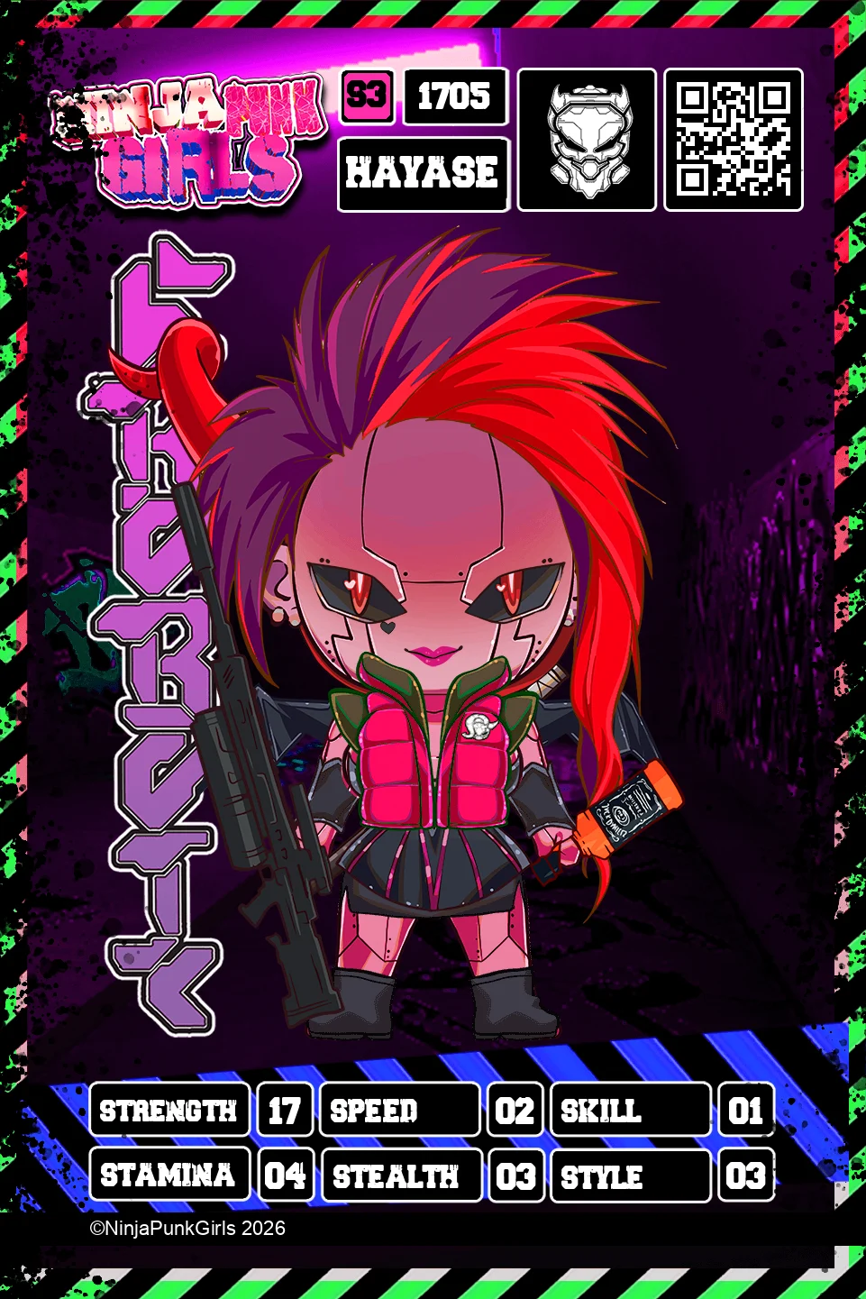Rebuilt card #1705 Hayase