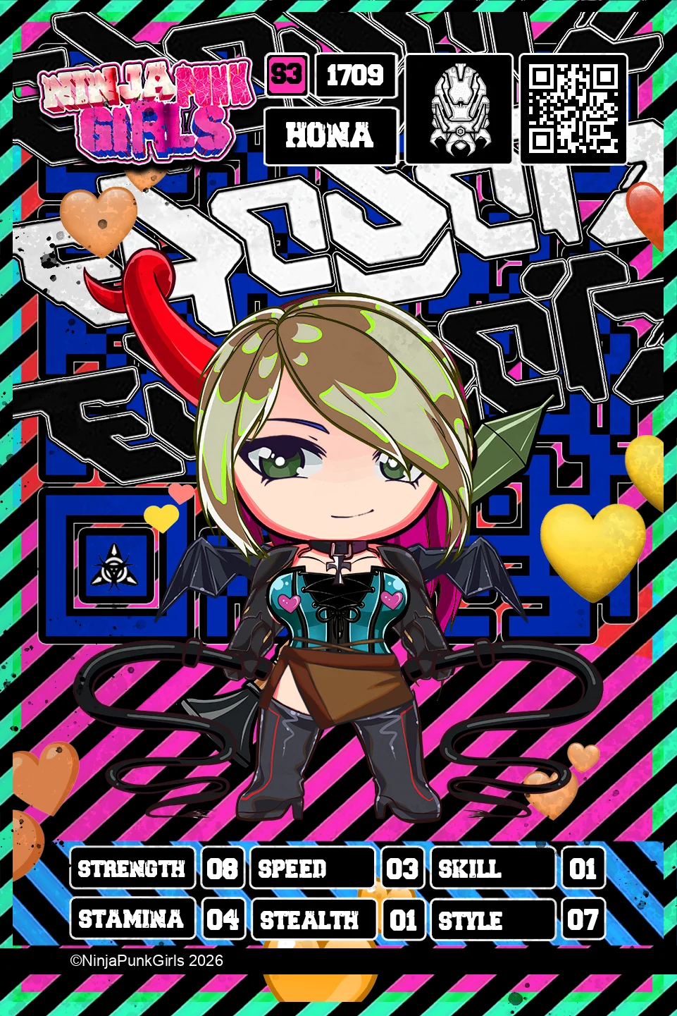 Rebuilt card #1709 Hona