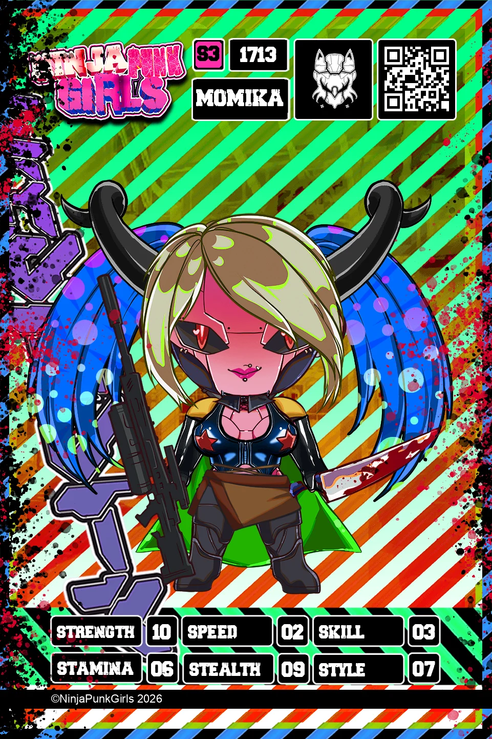 Rebuilt card #1713 Momika