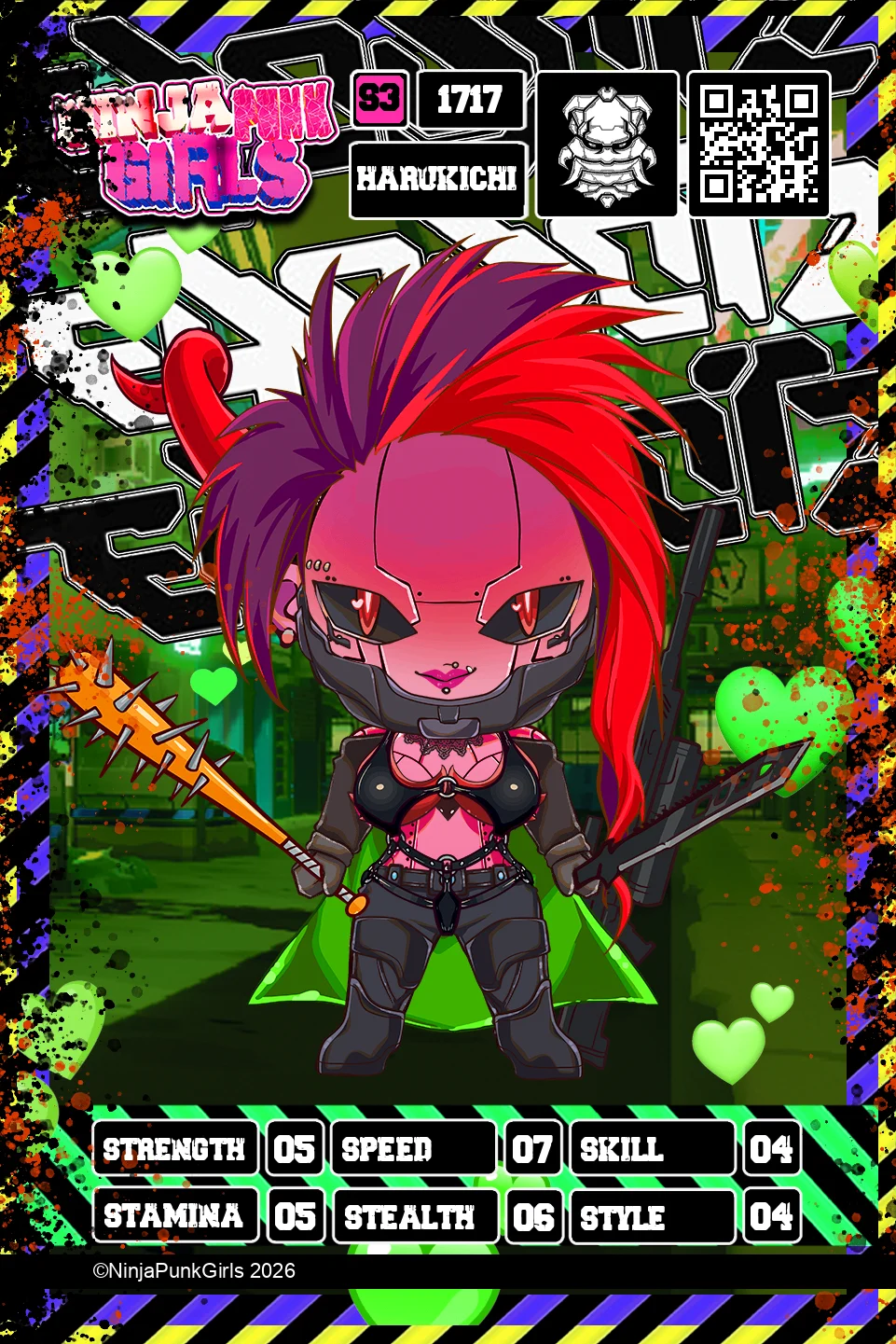 Rebuilt card #1717 Harukichi